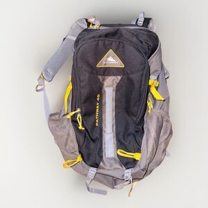 High Sierra Pathway 40 Frame Hiking Backpack Black/Slate/Gold 40L  EZ Adjustable